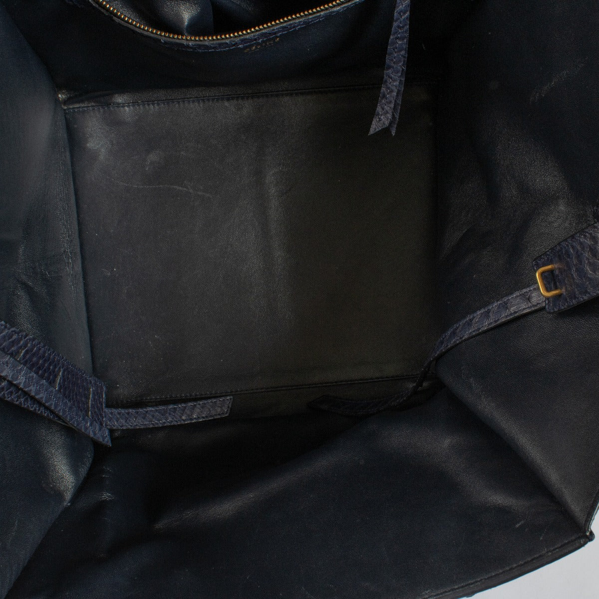 shop 100% authentic second hand Celine Blue Python Luggage Top Handle Bag on Labellov.com