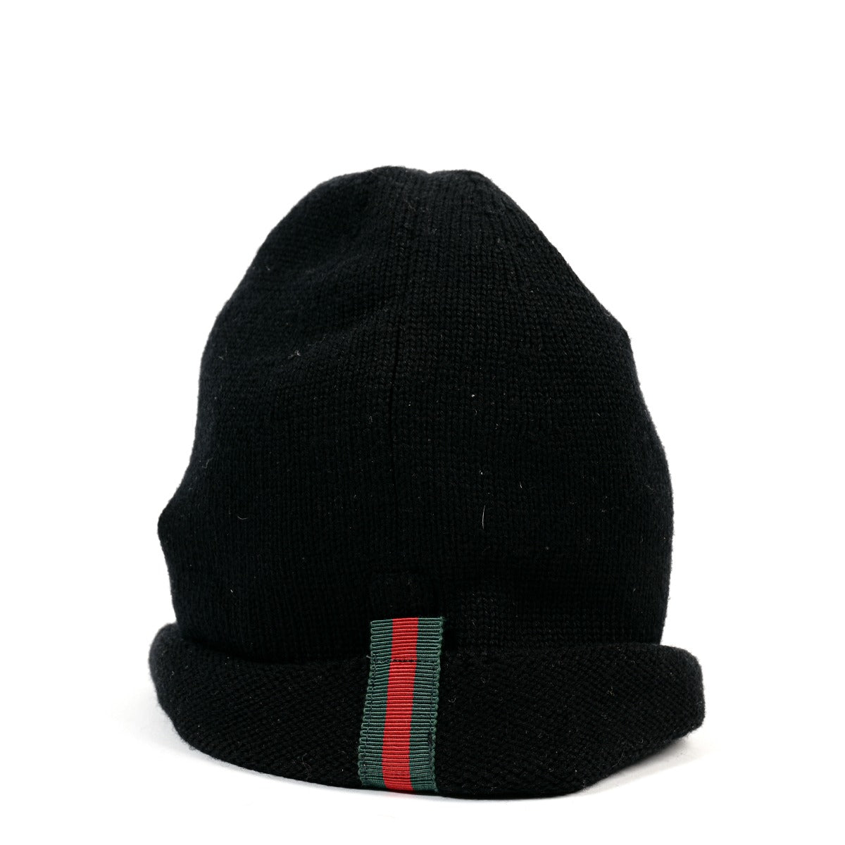 Buy an authentic second-hand Gucci Black Loved Beanie Size Medium in very good condition at Labellov Antwerp