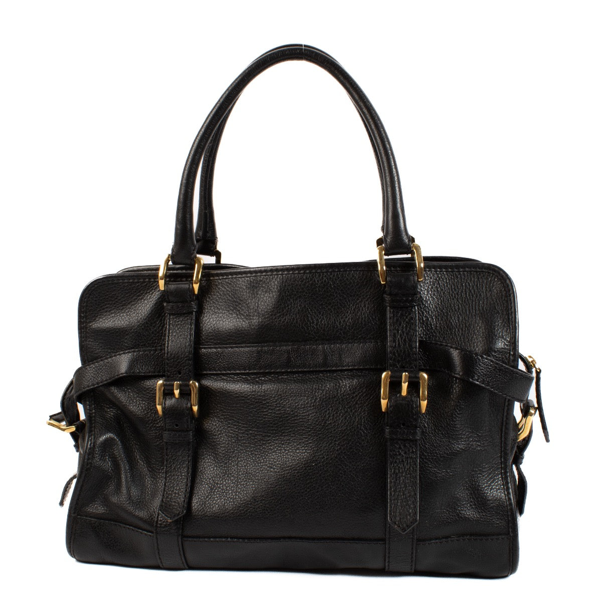 buy 100% authentic pre loved Burberry Black Top Handle on Labellov.com
