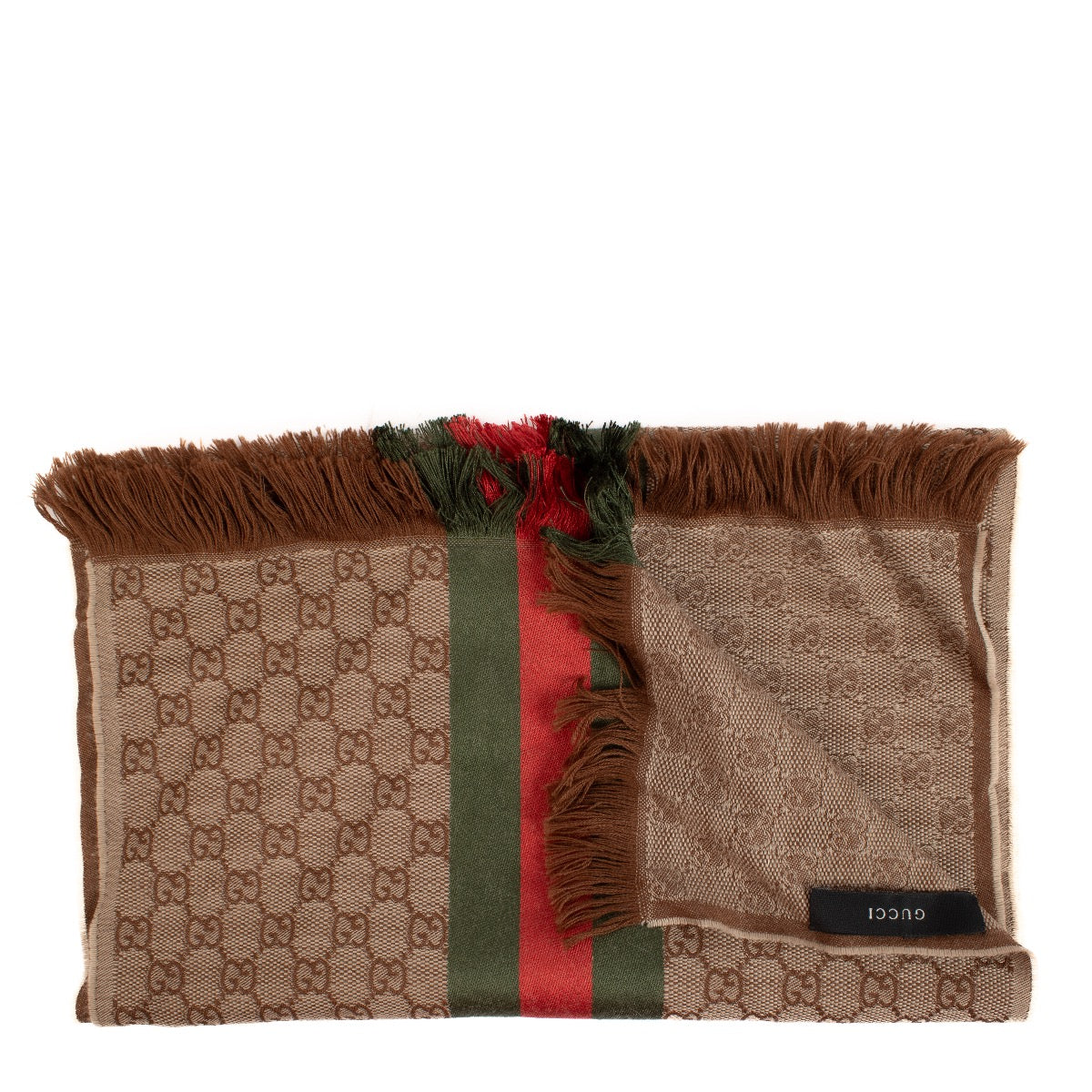 buy 100% authentic pre loved Gucci Monogram Web Scarf on Labellov.com