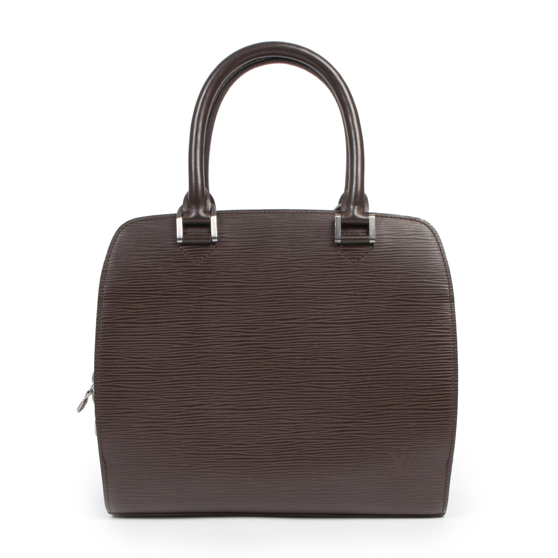 Authentieke Tweedehands Louis Vuitton Brown Pont Neuf Epi Leather Bag designer bags fashion luxury vintage webshop safe secure online shopping