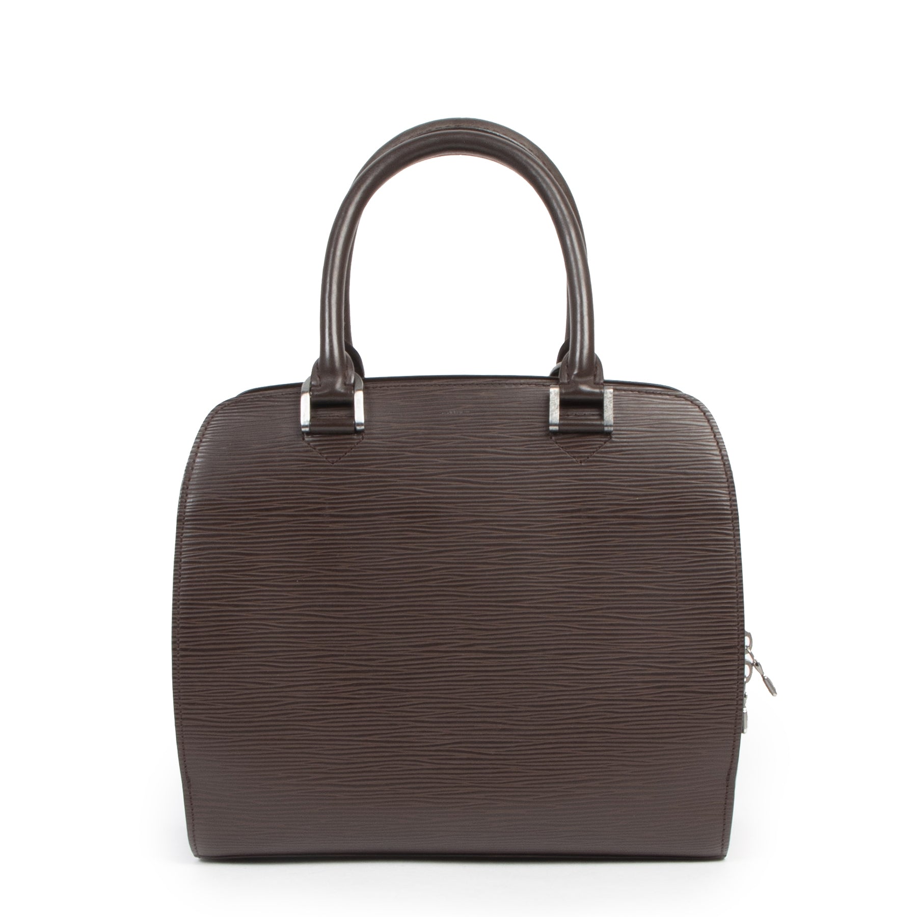 Authentic secondhand Louis Vuitton Brown Pont Neuf Epi Leather Bag designer bags fashion luxury vintage webshop safe secure online shopping