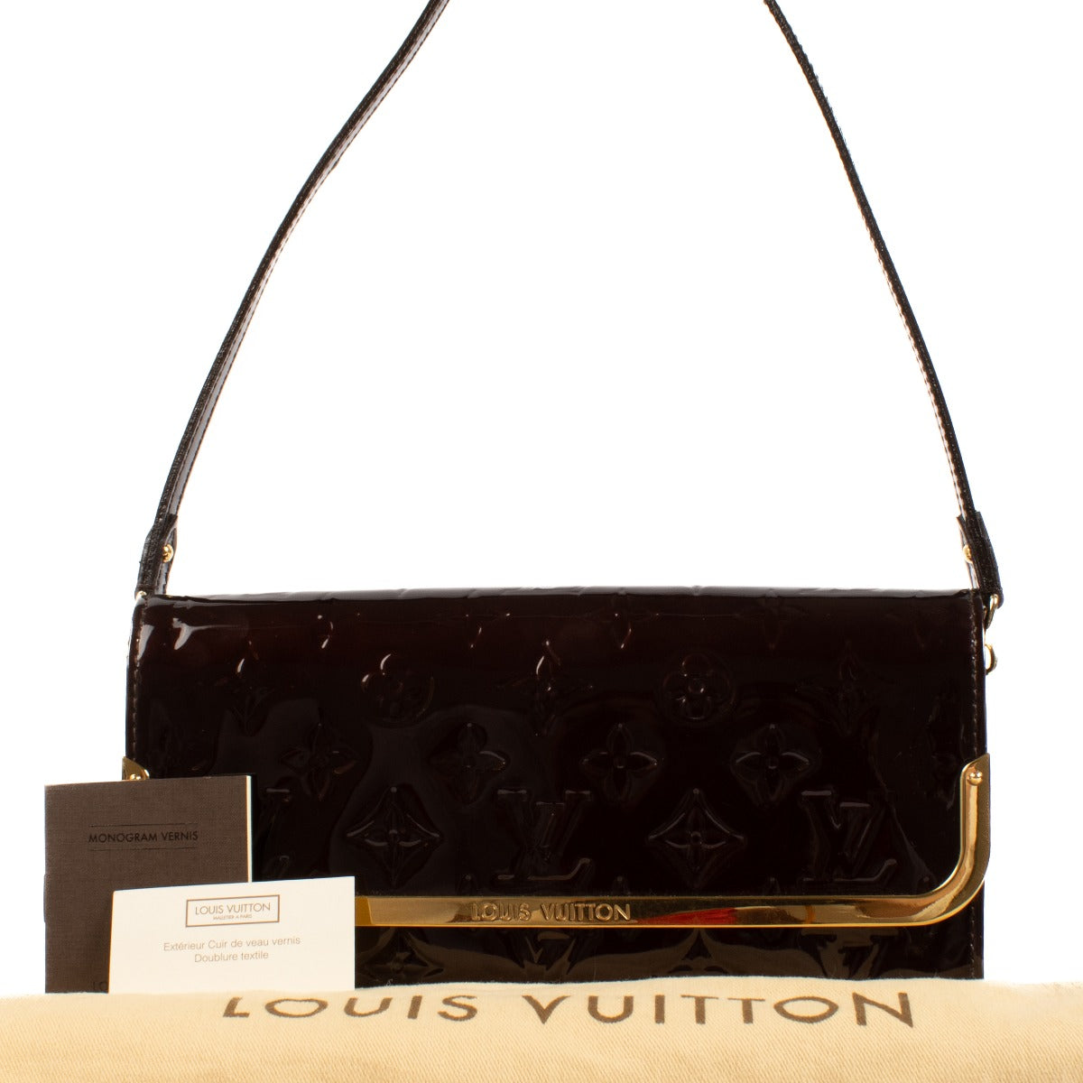 Shop 100% authentic secondhand Louis Vuitton Amareta Vernis Clutch on Labellov.com