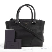 Prada City Calfskin Leather Bag