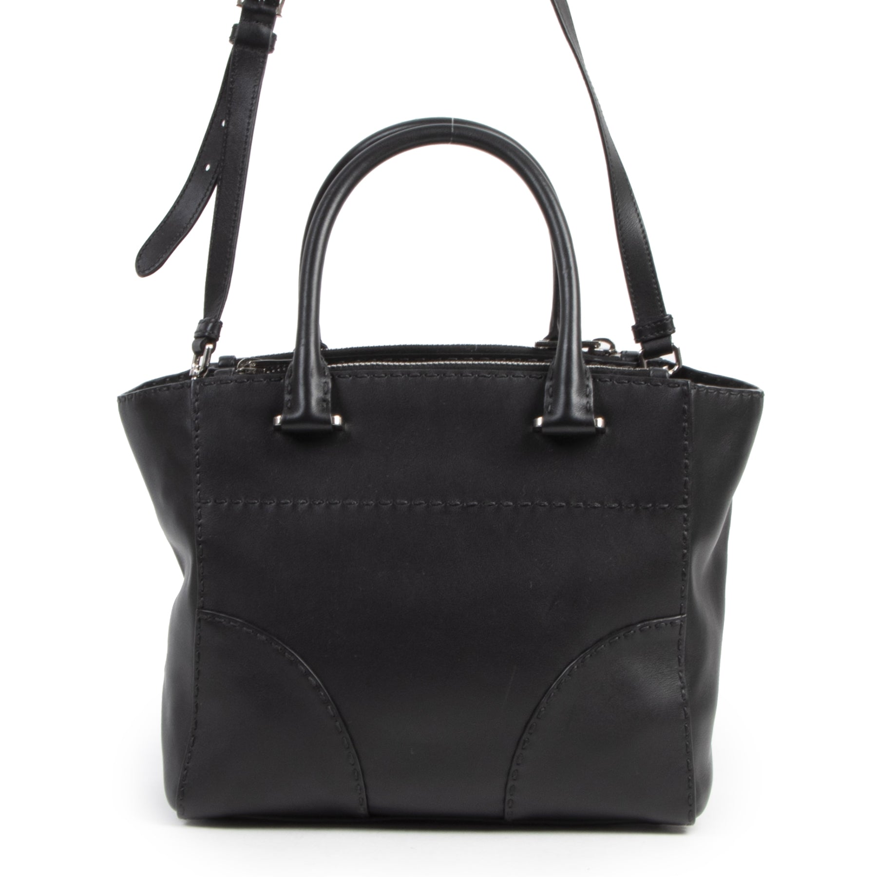 Prada City Calfskin Leather Bag