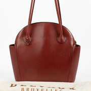 Shop 100% authentic secondhand Delvaux Burgundy Mousson Shoulder Bag on Labellov.com