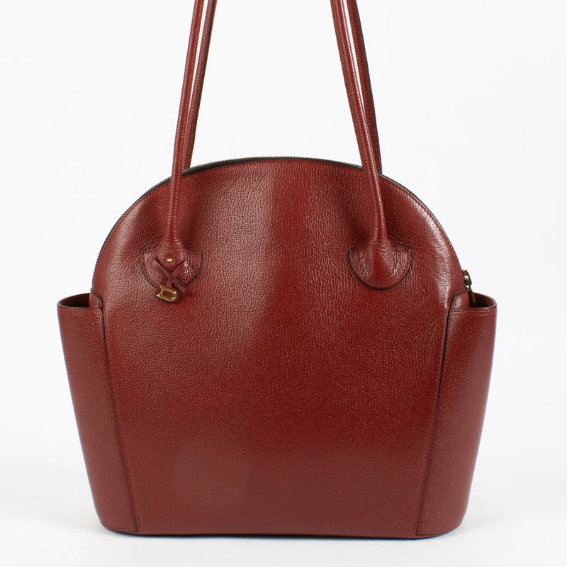 Shop 100% authentic secondhand Delvaux Burgundy Mousson Shoulder Bag on Labellov.com
