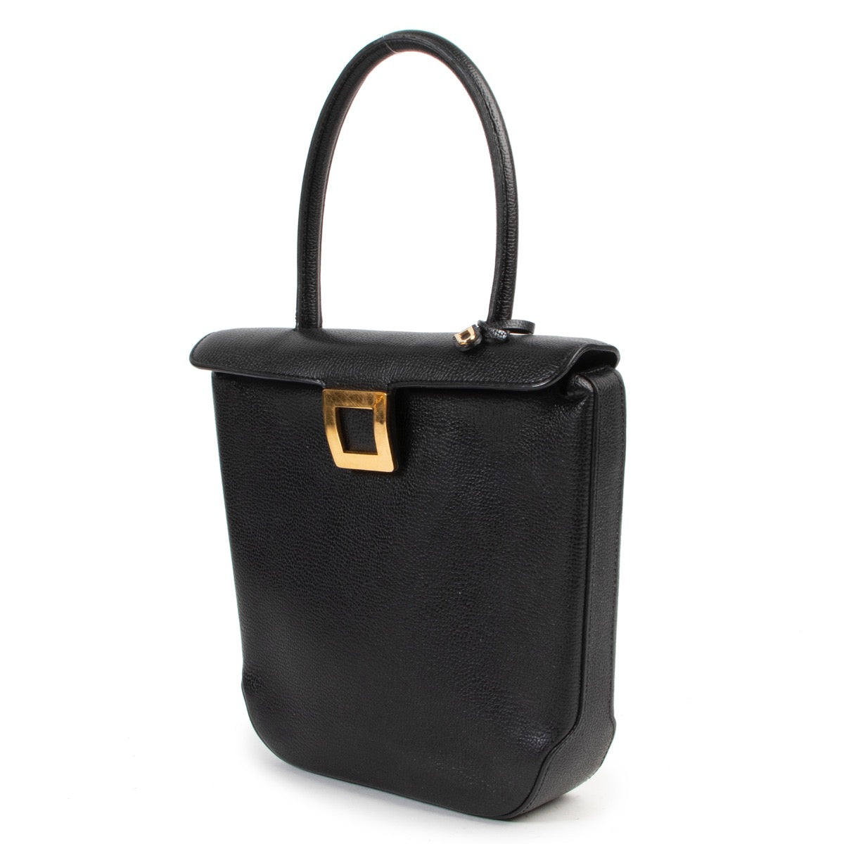 Online kopen tweedehands zwarte Delvaux handtas op een veilige manier.