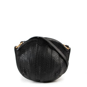 Delvaux Black Toile De Cuire Shoulder Bag