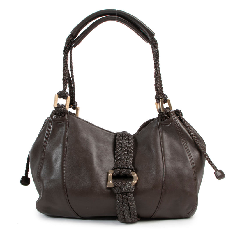 Delvaux Brown Eugene Shoulder Bag