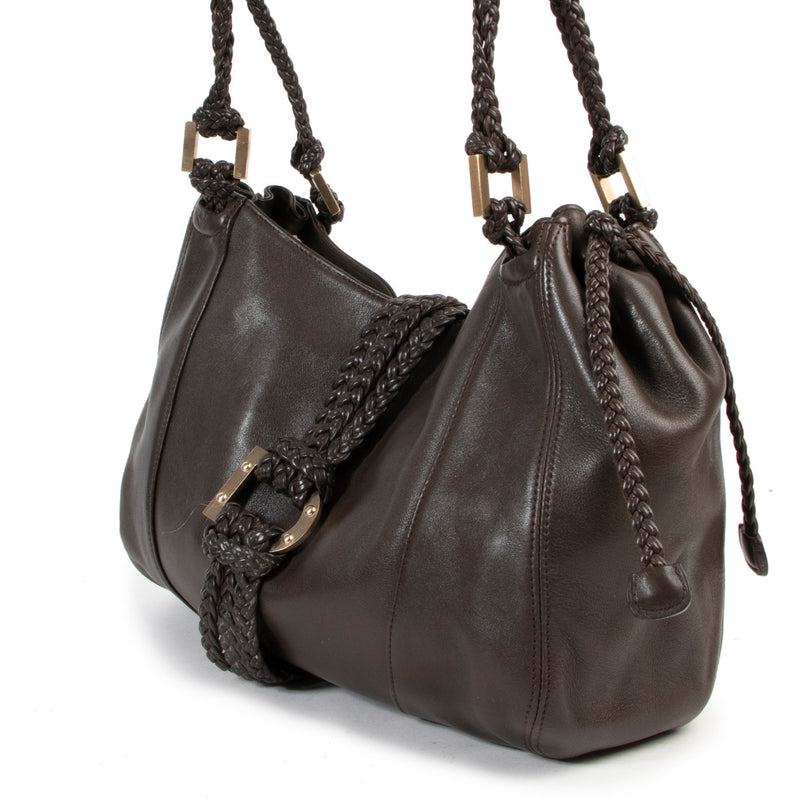 Delvaux Brown Eugene Shoulder Bag
