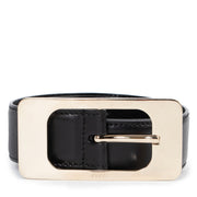 Shop safe online this black leather Gucci belt in good condition.