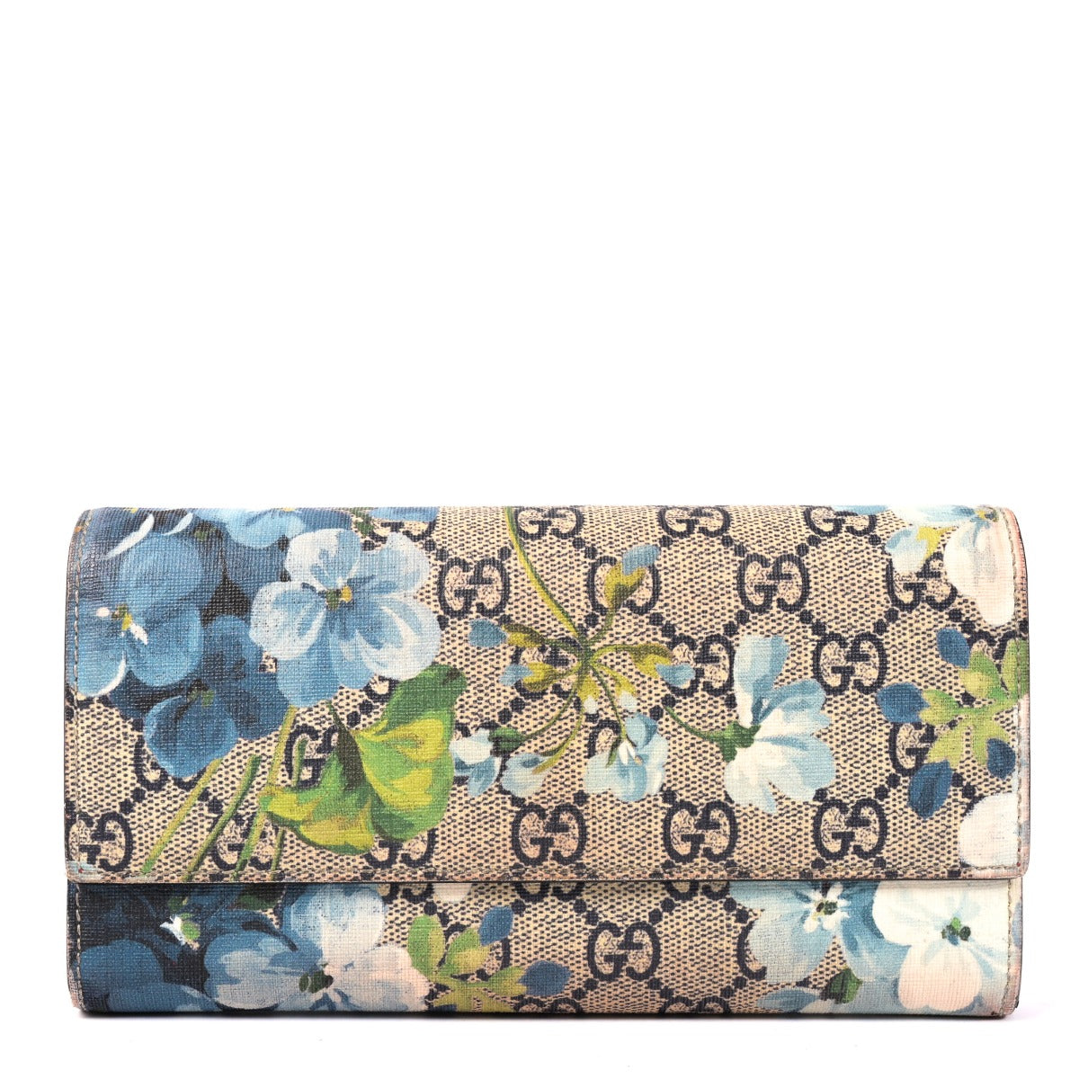 Gucci GG Blooms Continental Wallet