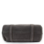 Shop authentic second hand designer luxury Delvaux Loft Santiag Facade Grey Nubuck Shoulder Bag at Labellov.