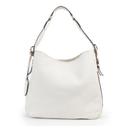 Buy authentic second hand luxury high end designer fashion Gucci White Heritage Medium Hobo Bag at Labellov.