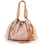 Shop authentic luxury vintage designer high end fashion Loewe SS08 Salmon Pink Python Limited Edition Hobo Bag at Labellov.