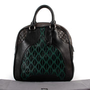 Shop authentic second hand designer vintage luxury Miu Miu Bicolour Cut-out Bowler Bag at Labellov