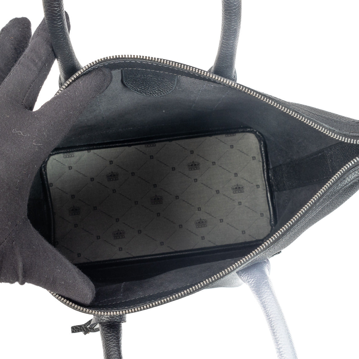 Sac porté épaule Delvaux Clandestin Trotteur noir