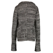 Chanel 2011 Grey Cashmere Bijoux Chain Cardigan - Size 40