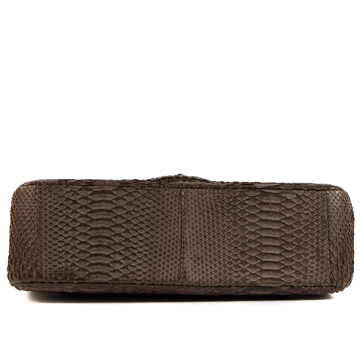 Sac Chanel Grand Classique à Rabat en Python Taupe