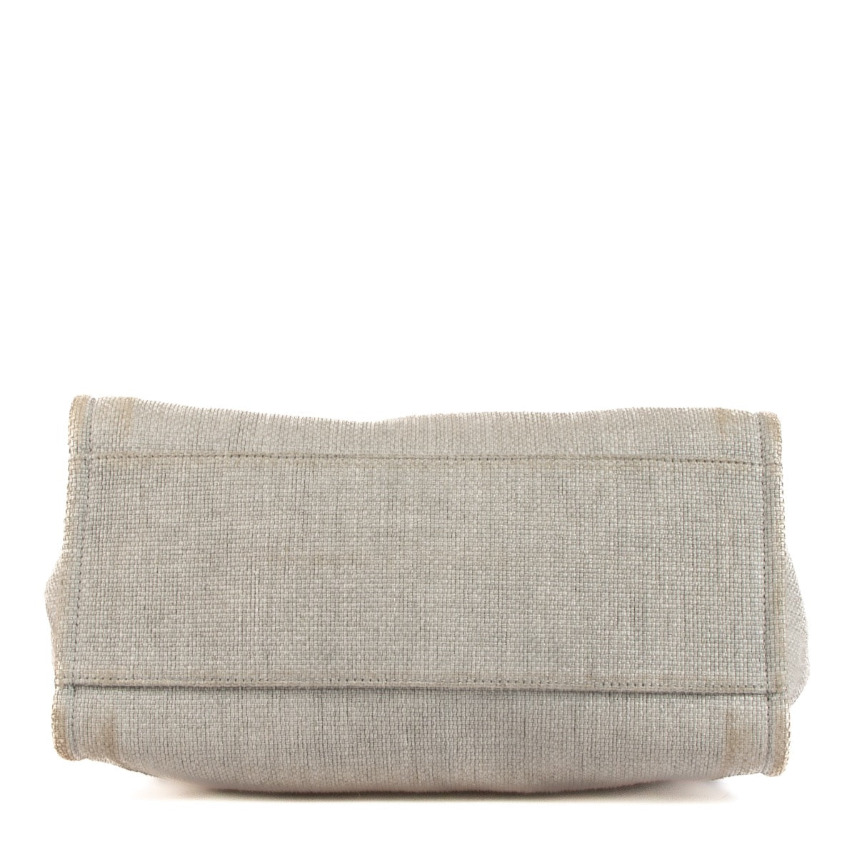 Chanel Grey Mixed Fiber Large Deauville Shopper Bag
