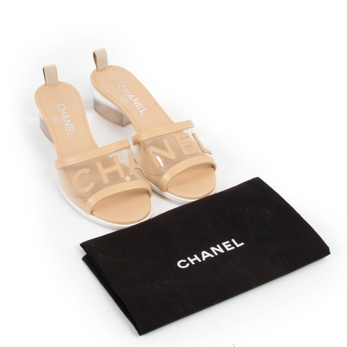 shop safe online Chanel Camel Sandals - Size 37,5
