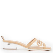 Chanel Camel Sandals - Size 37,5