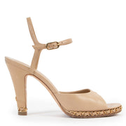 Chanel Nude Leather Pumps - Size 38