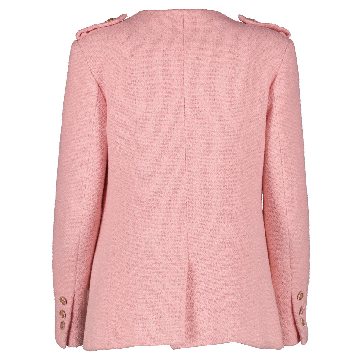 Chanel Pastel Pink Tweed Blazer - size 36