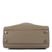 Shop 100% authentic Fendi Dove Grey Leather Selleria Peekaboo Mini Bag at Labellov.com.