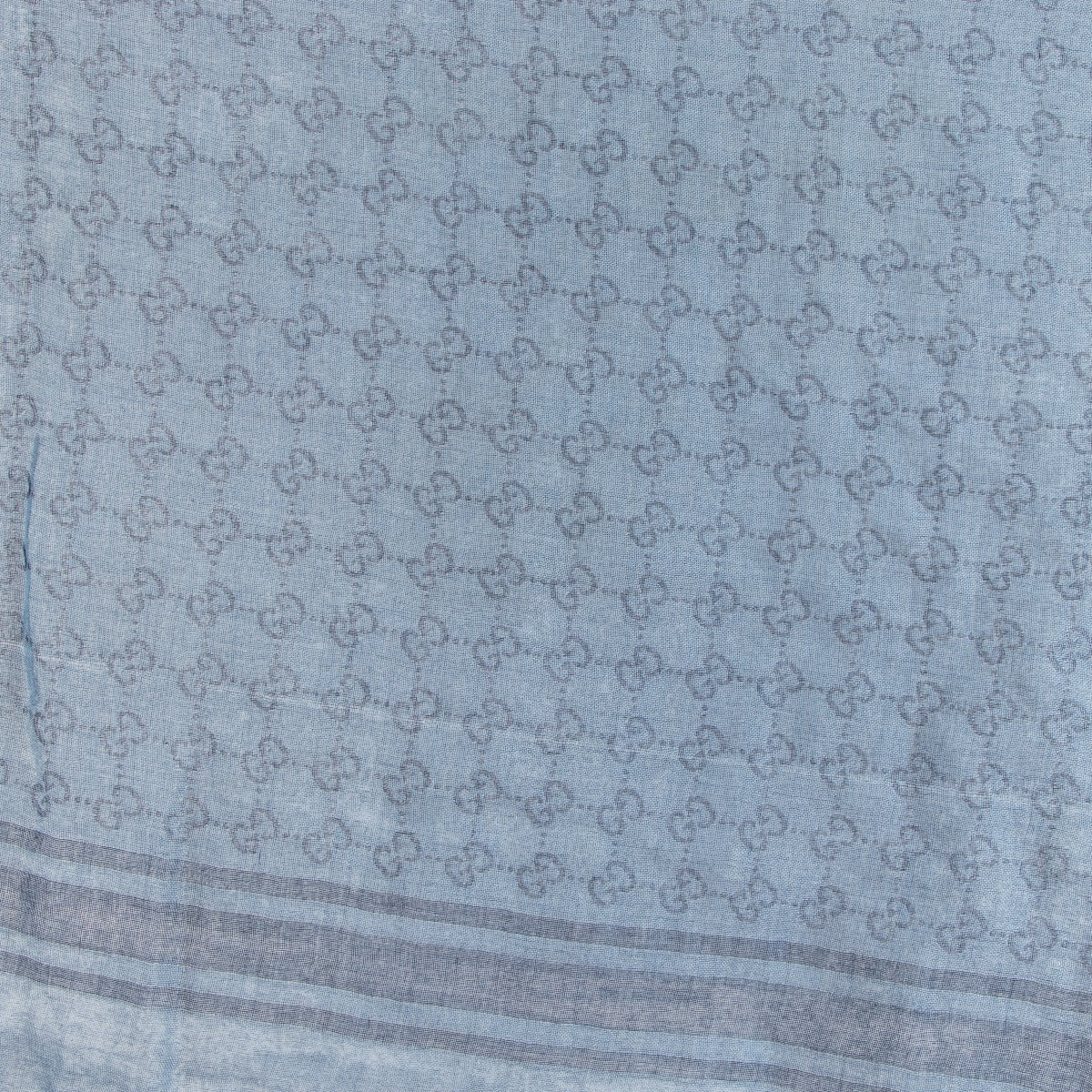 Gucci Blue GG Scarf