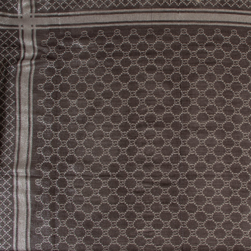 authentic second hand Gucci GG Lamé Jacquard Scarf at labellov