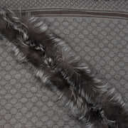 Authentieke tweedehands vintage Gucci Survie Monogram Wool Fur Scarf koop online webshop LabelLOV