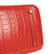 acheter en ligne pour le meilleur prix rare Hermès Birkin 35 Matt Alligator Geranium PHW geranium PHW