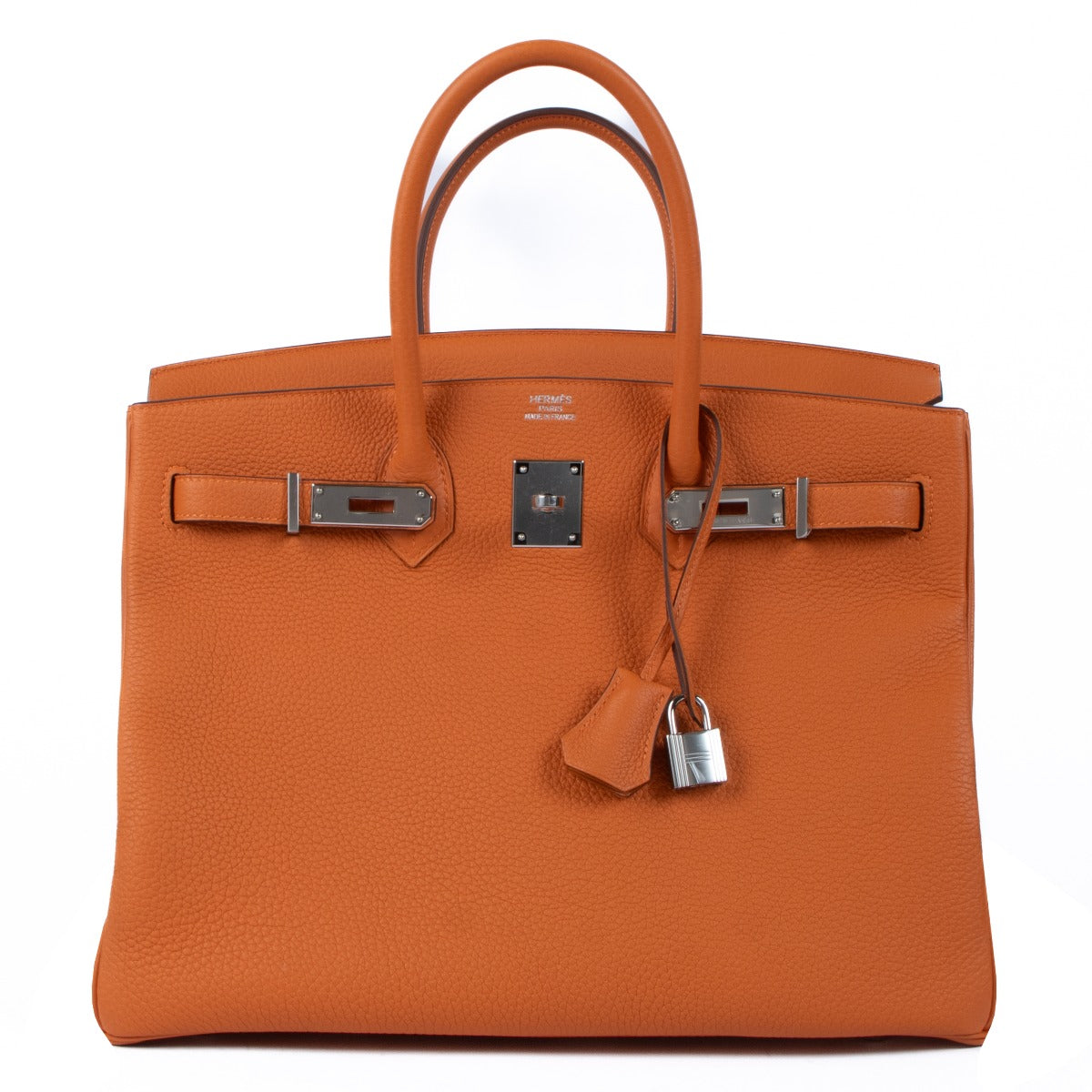 Brand new store-fresh Hermès 2023 Birkin 35 Orange Togo on www.labellov.com