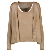 shop 100% authentic second hand Hermès Shimmer Silk Twinset - Size 36 on Labellov.com