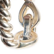Second hand vintage Hermès Torsade Géant TGM Silver Bracelet at Labellov