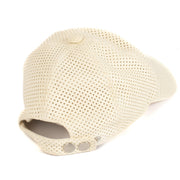 Shop safe online at Labellov in Antwerp, Brussels and knokke this 100% authentic second hand Hermès White Perforated Leather Cap - Size 56