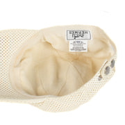 Shop safe online at Labellov in Antwerp, Brussels and knokke this 100% authentic second hand Hermès White Perforated Leather Cap - Size 56
