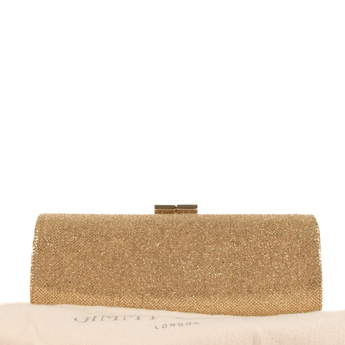 Shop 100% authentic second-hand Jimmy Choo Gold Clutch on Labellov.com