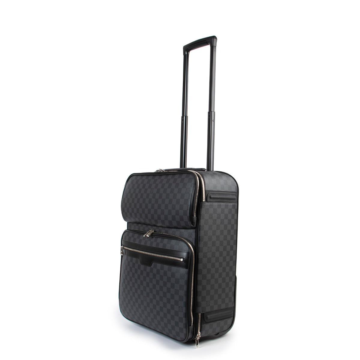 Shop safe online at Labellov in Antwerp this 100% authentic second hand Louis Vuitton Pégase Légère 55 Business Damier Graphite Luggage