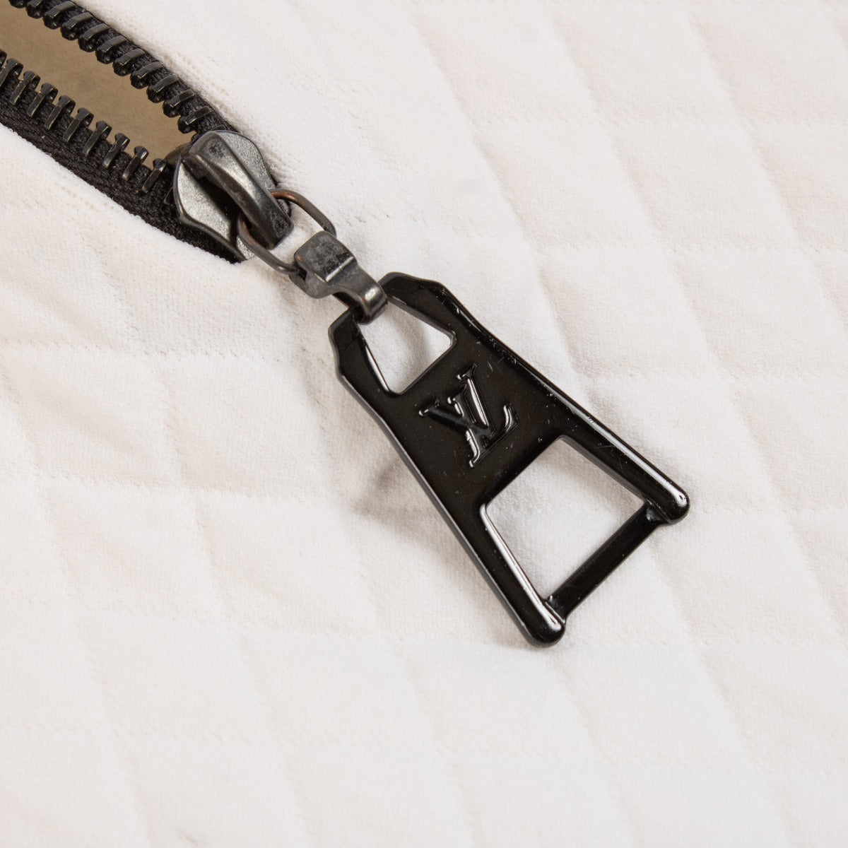 Louis Vuitton White Half Zipper Sweater - Size S