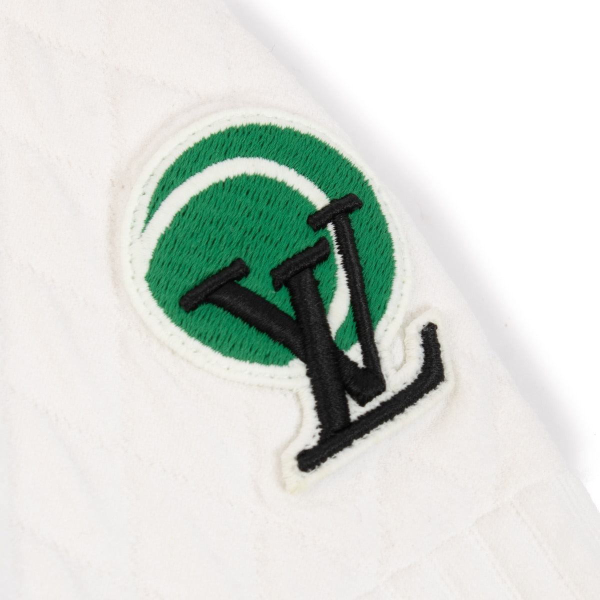 Louis Vuitton White Half Zipper Sweater - Size S