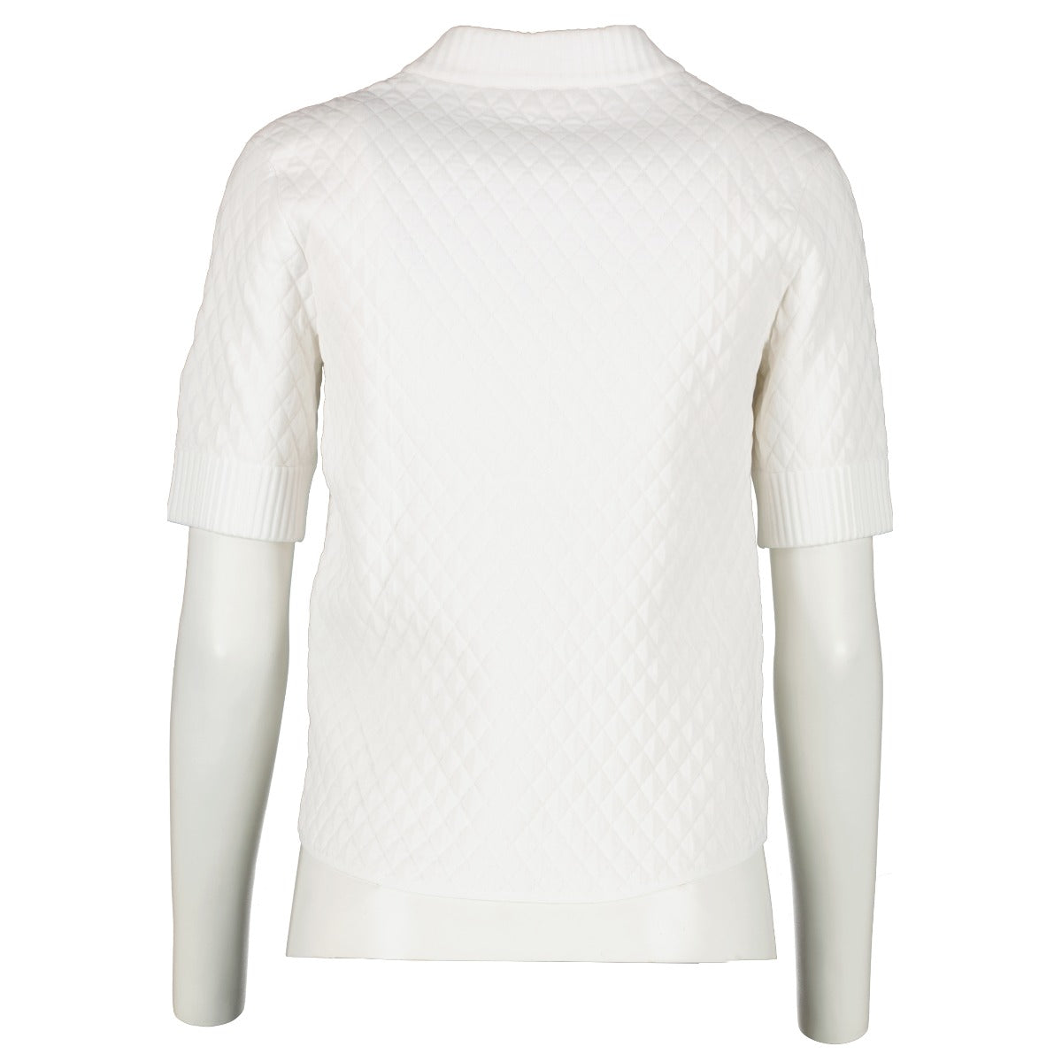 Louis Vuitton White Half Zipper Sweater - Size S