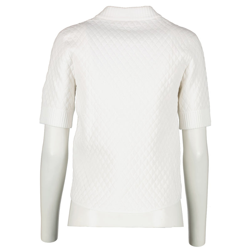 Louis Vuitton White Half Zipper Sweater - Size S