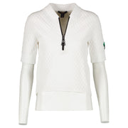 Louis Vuitton White Half Zipper Sweater