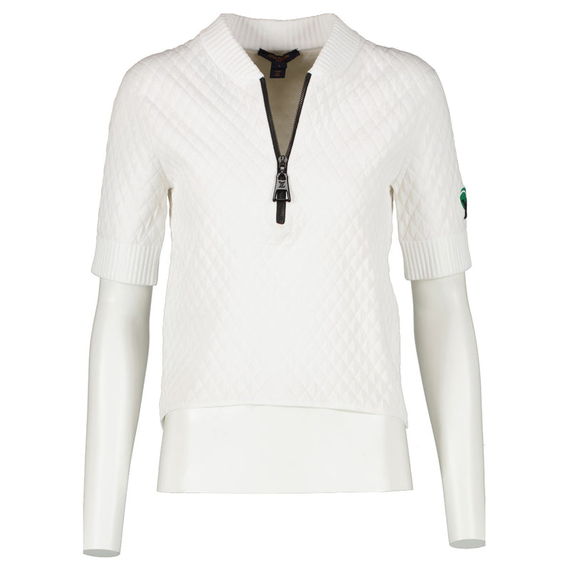 Louis Vuitton White Half Zipper Sweater