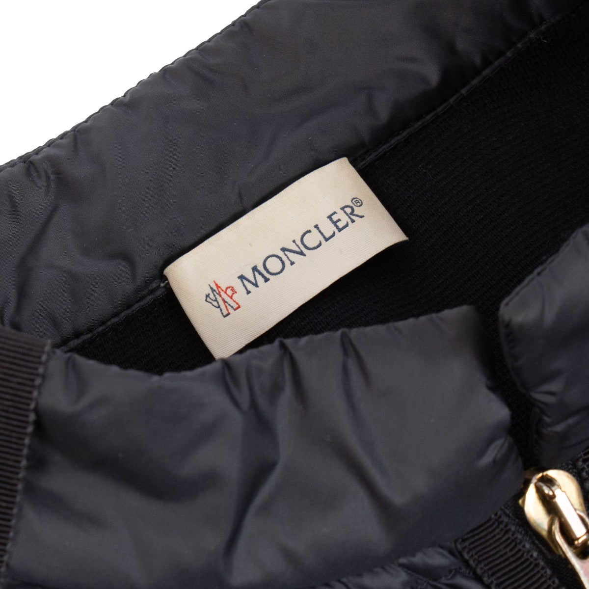Moncler Blue Padded Cotton Cardigan - Size L