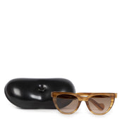 Authentic second-hand vintage Moncler Brown Tortoise Sunglasses buy online webshop LabelLOV