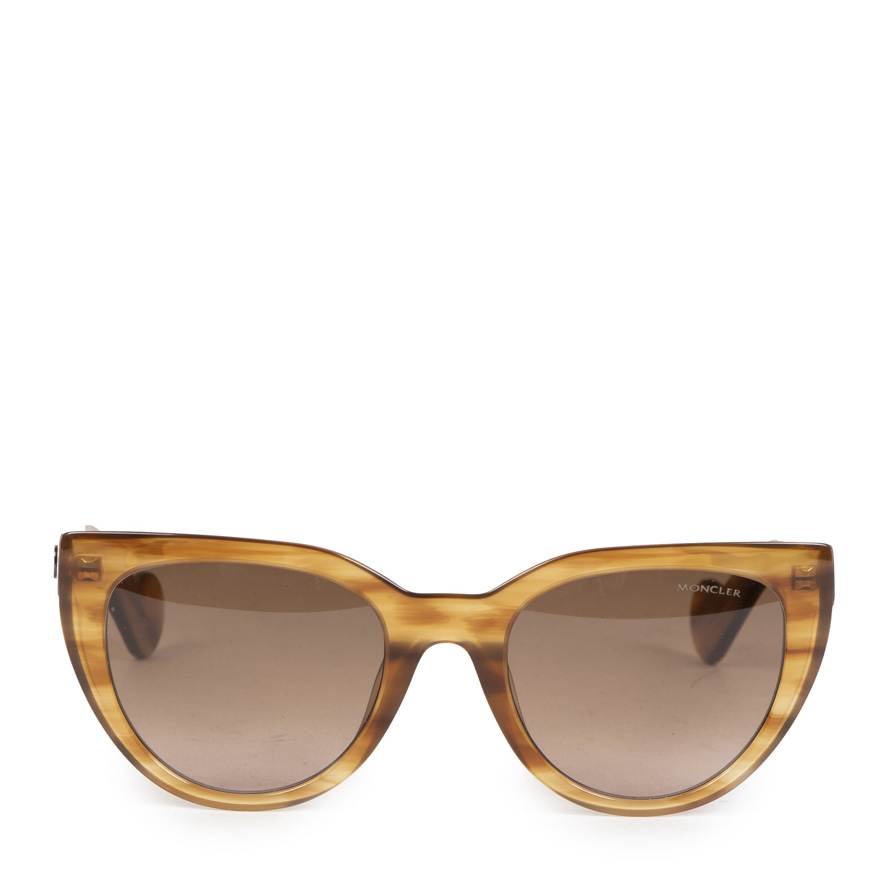 Authentique seconde-main vintage Moncler Brown Tortoise Sunglasses achète en ligne webshop LabelLOV